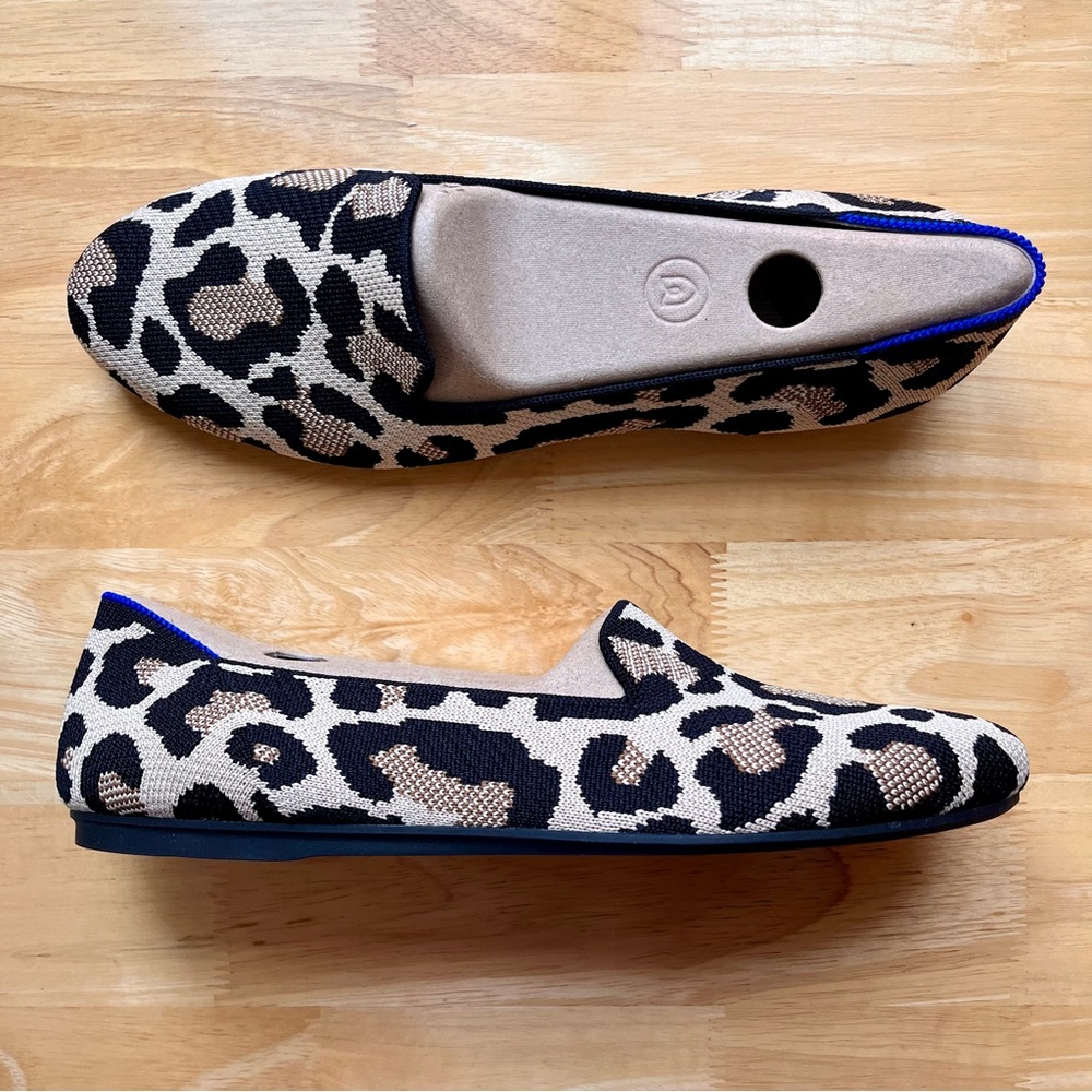 Rothy’s THE LOAFER, Size 10.5, in Desert Cat / Leopard Print - Picture 14 of 15
